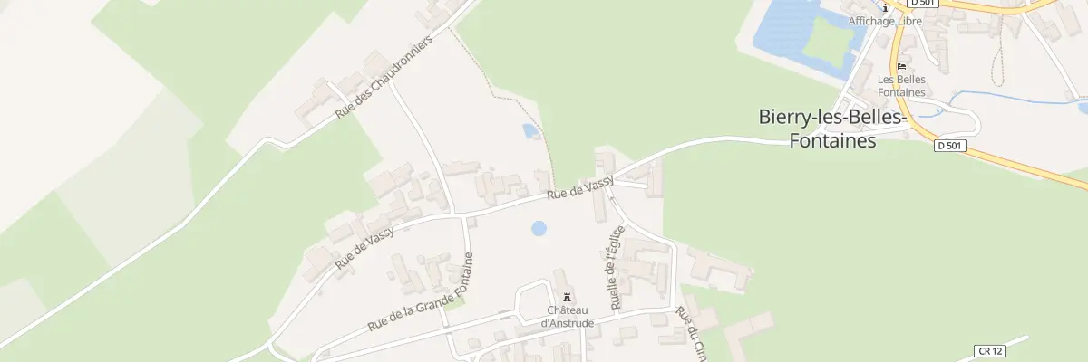Plan du 4 Rue de Vassy à Bierry-les-Belles-Fontaines