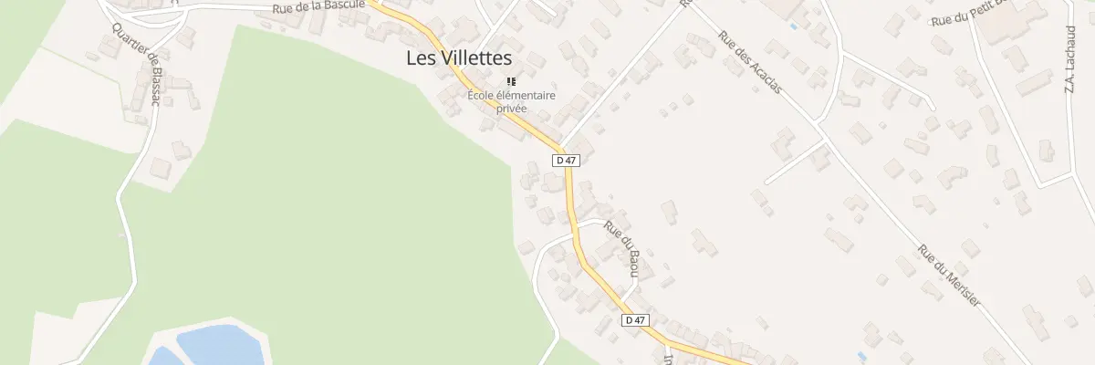 Plan du 3 Rue du Marronnier aux Villettes