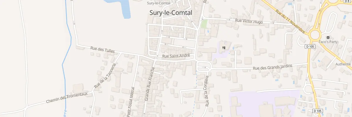 Plan du 6 Rue Saint-André à Sury-le-Comtal