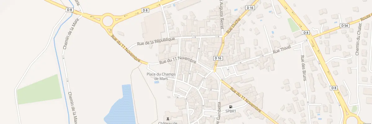 Plan du 6 Rue du Onze Novembre à Sury-le-Comtal