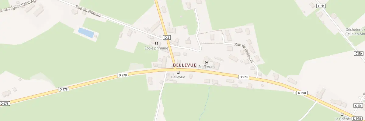 Plan du 2 Rte d’Anost à La Celle-en-Morvan