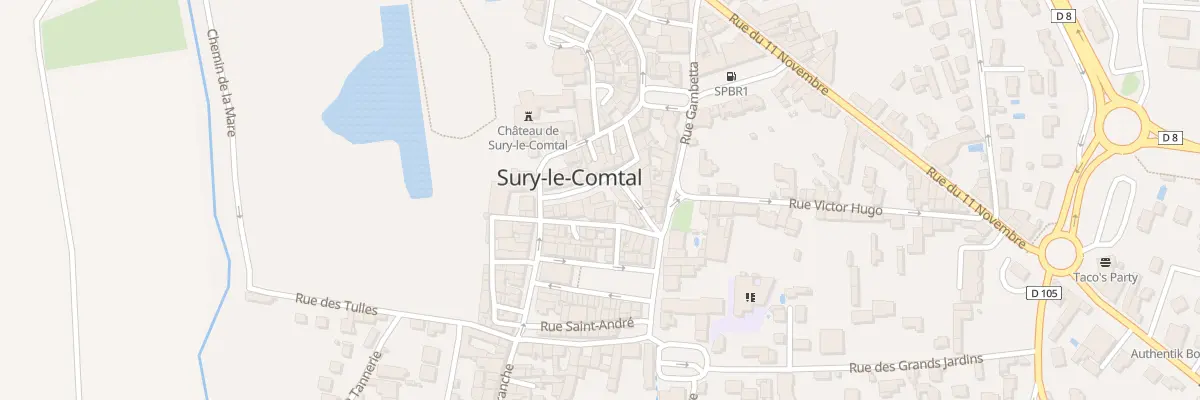 Plan du 10 Rue Lardellier à Sury-le-Comtal