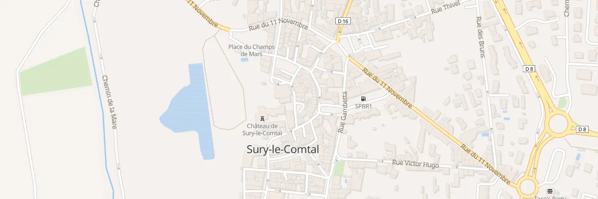 Plan du 10 Rue Claude Menu à Sury-le-Comtal