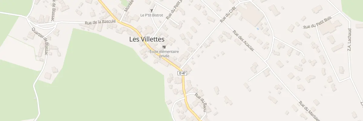 Plan du 2 Rue du Crêt aux Villettes
