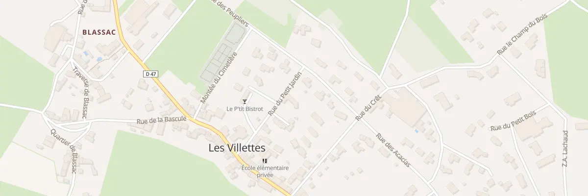 Plan du 3 Rue du Petit Jardin aux Villettes