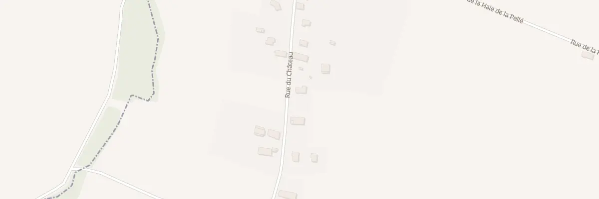 Plan du 13B Rue du Château à Montaulin