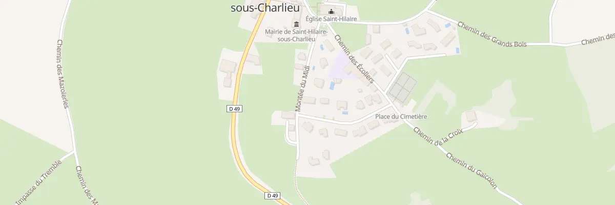 Plan du 140 Rue du Lotissement du Midi à Saint-Hilaire-sous-Charlieu