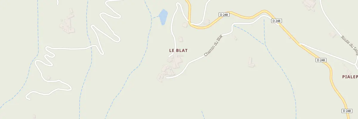 Plan du 5055 Le Blat à Beaumont