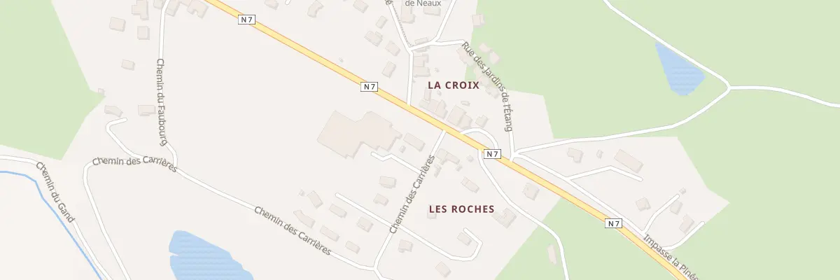 Plan du 38 Che des Carrieres à Neaux