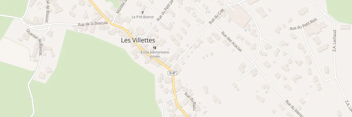 Plan du 4 Rue du Crêt aux Villettes