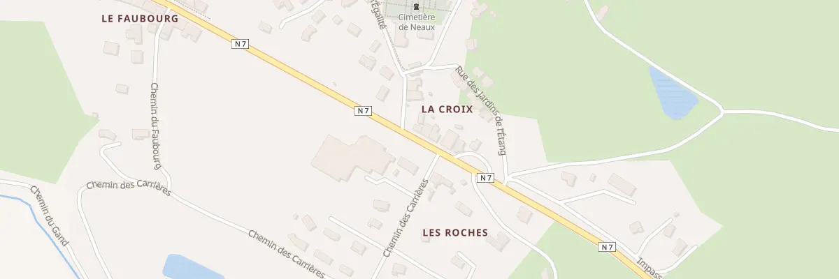 Plan du 866 Rte Nationale 7 à Neaux