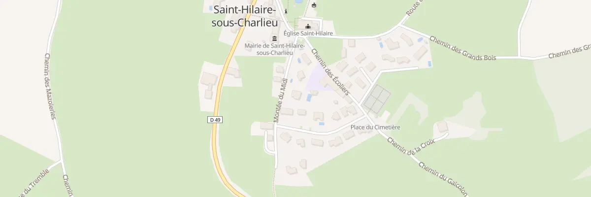 Plan du 99 Mte du Midi à Saint-Hilaire-sous-Charlieu