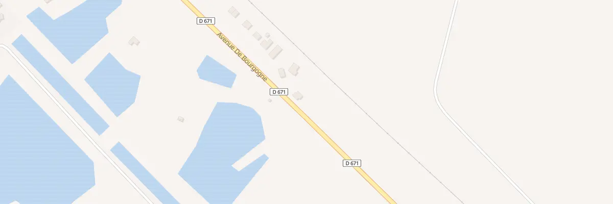 Plan du 23 Rte De Bourgogne à Clérey