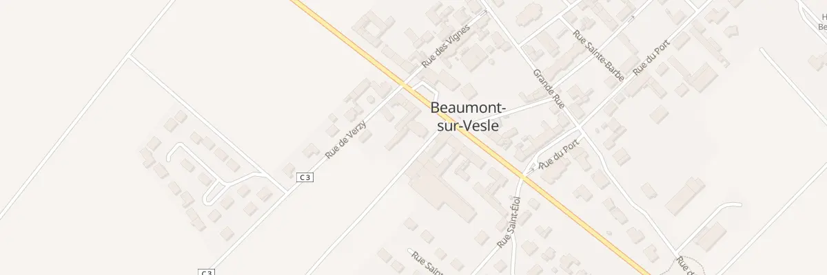 Plan du 21 Rte Nationale à Beaumont-sur-Vesle