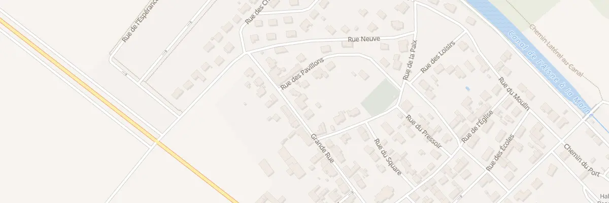 Plan du 28 Gr Grande Rue à Beaumont-sur-Vesle