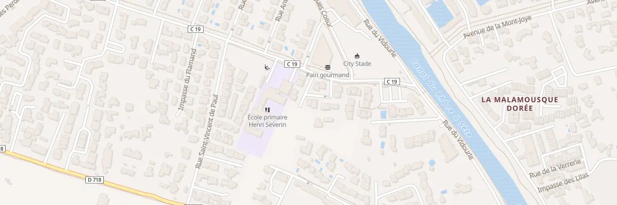 Plan du 66 Rue Antoine Bedaride à Aigues-Mortes