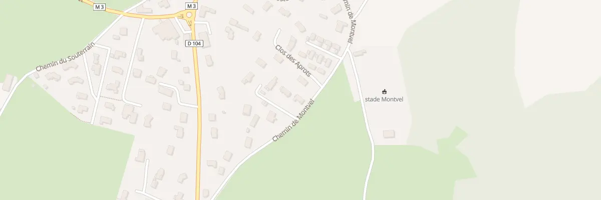 Plan du 2 All du Stade à Saint-Maurice-en-Gourgois