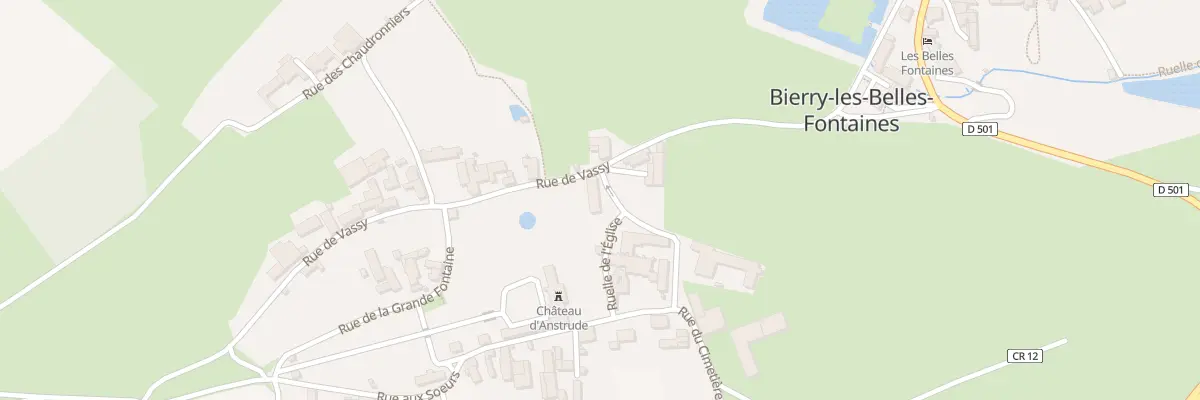 Plan du 9 Rue de Vassy à Bierry-les-Belles-Fontaines