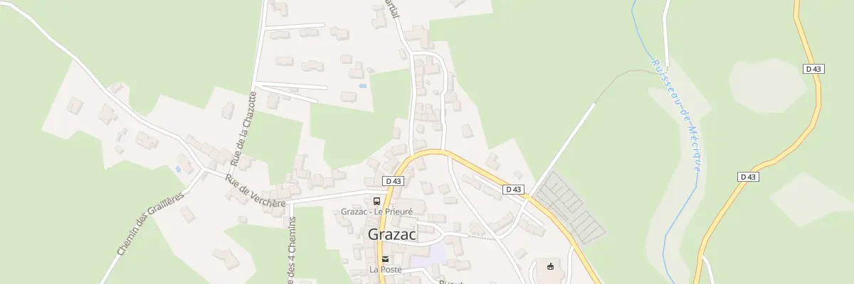 Plan du 65 Rue Lafayette à Grazac
