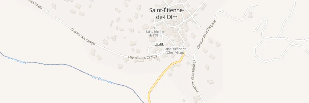 Plan du 43 Rue de la Mairie à Saint-Étienne-de-l’Olm
