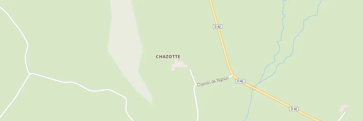 Plan du 40 Imp de la Chazotte à Champclause