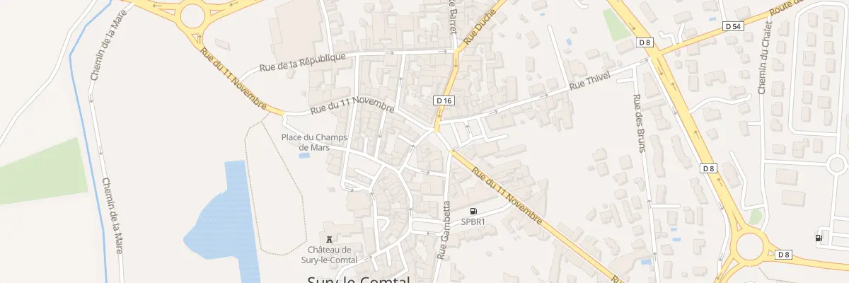 Plan du 6 Rue des Teinturiers à Sury-le-Comtal