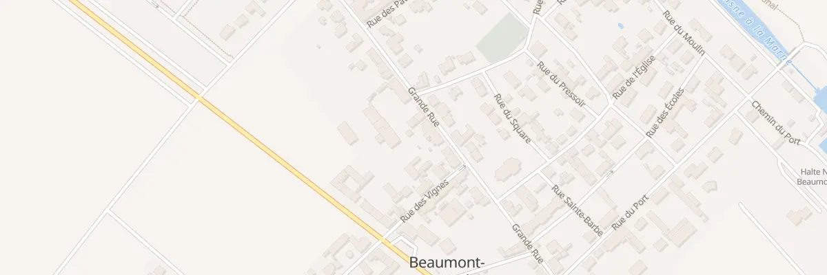 Plan du 13 Gr Grande Rue à Beaumont-sur-Vesle