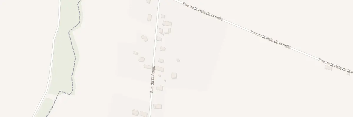 Plan du 9 Rue du Château à Montaulin