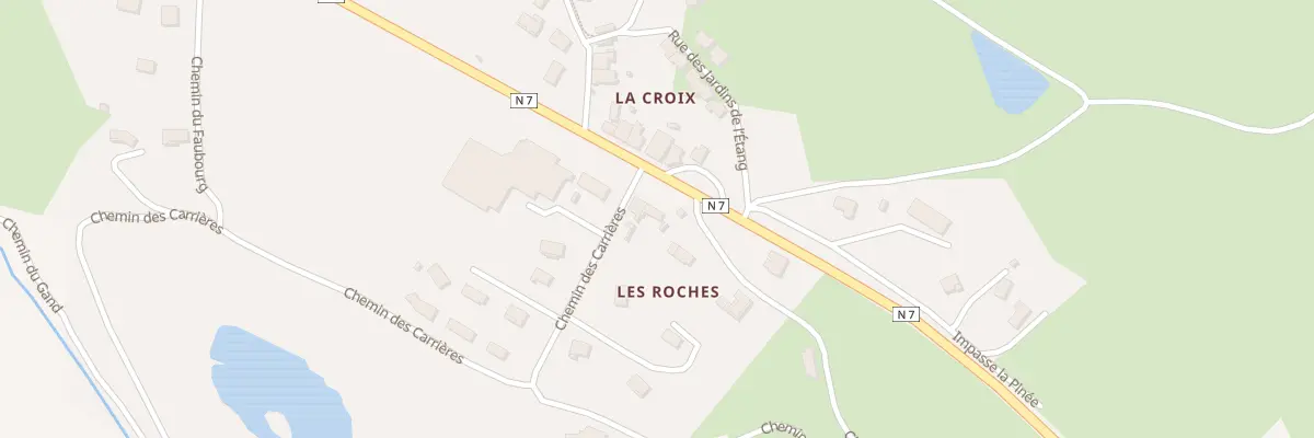 Plan du 801 Rte Nationale 7 à Neaux