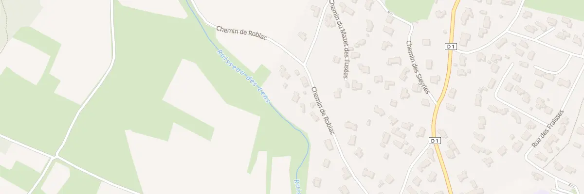 Plan du 551 Che de Robiac à Saint-Mamert-du-Gard