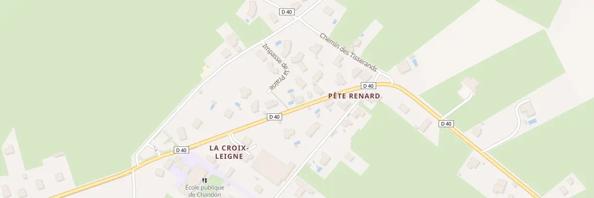 Plan du 1331 Rte de la Croix Leigne à Chandon