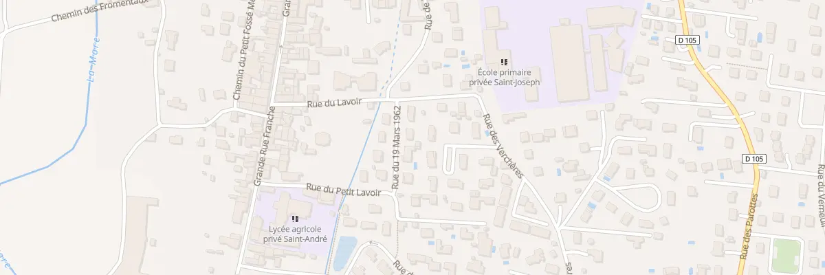 Plan du 3 Rue du Dix Neuf Mars 1962 à Sury-le-Comtal