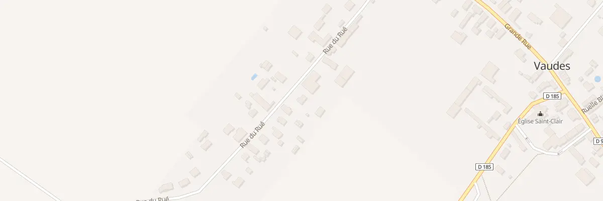 Plan du 5B Rue du Rue à Vaudes