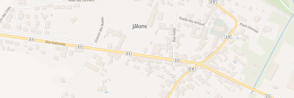 Plan du 42 Rue Nationale à Jâlons
