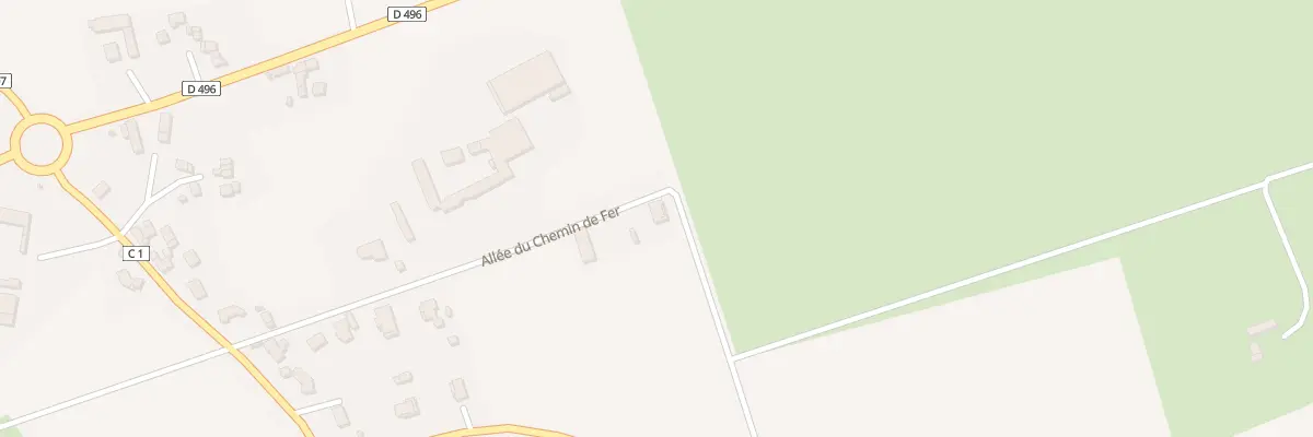 Plan du 360 All du Chemin de fer à Chalain-le-Comtal