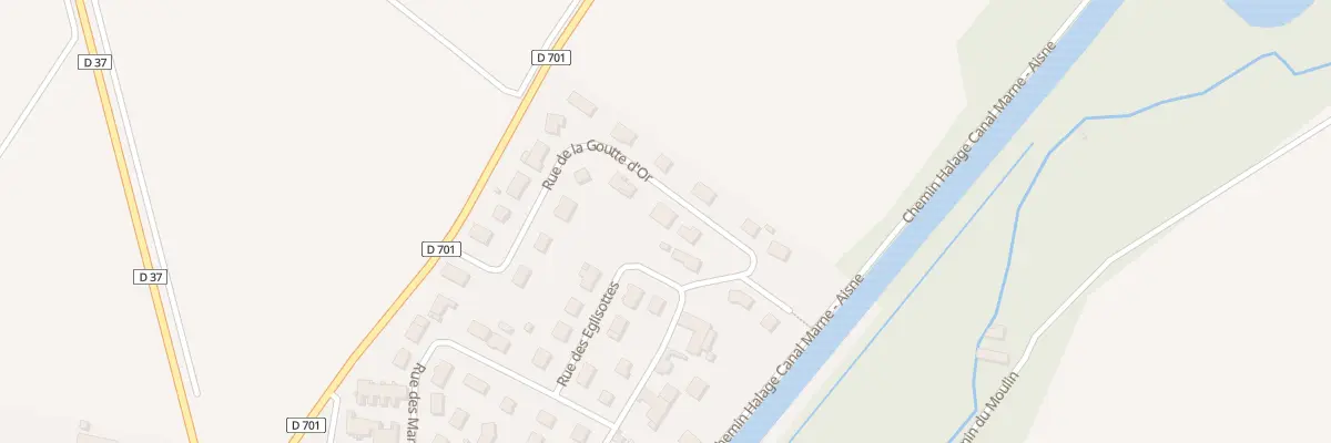 Plan du 3 Rue de la Goutte d’Or à Condé-sur-Marne