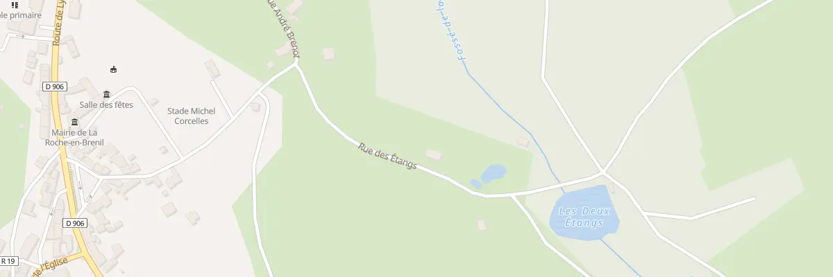 Plan du 19 Rue des Etangs à La Roche-en-Brenil