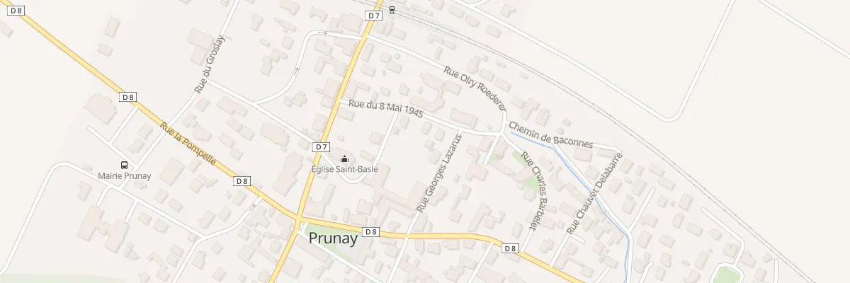 Plan du 4 Rue du 8 Mai 1945 à Prunay
