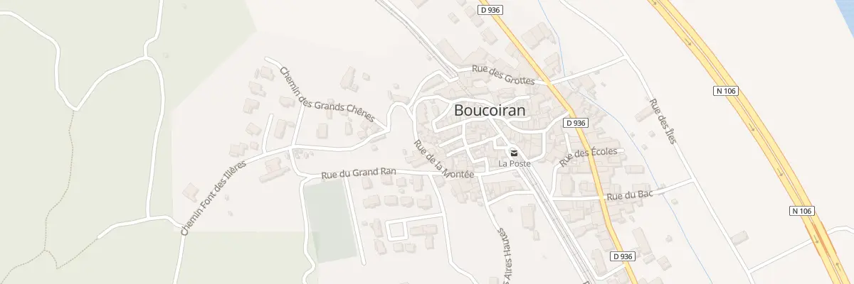 Plan du 12 Rue de la Montée à Boucoiran-et-Nozières