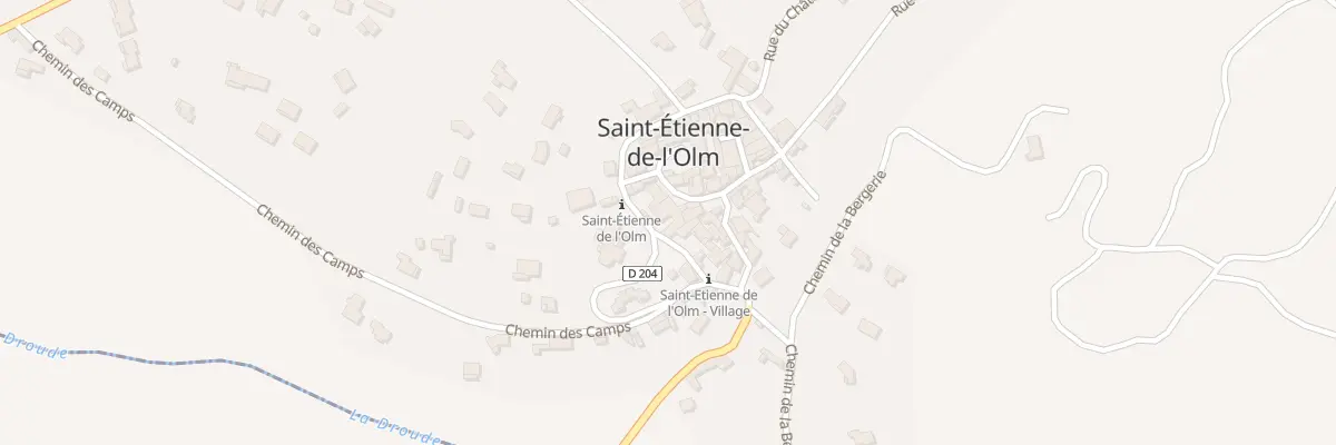 Plan du 15 Rue du Four Banal à Saint-Étienne-de-l’Olm