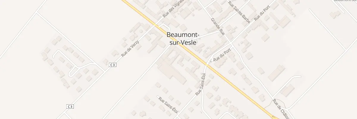 Plan du 17 Rte Nationale à Beaumont-sur-Vesle
