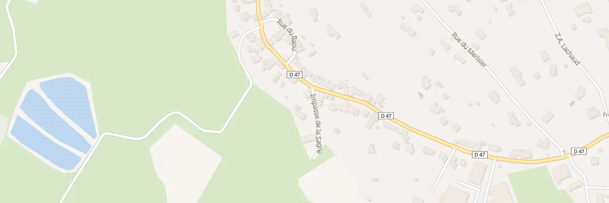 Plan du 1 Imp de la Sagne aux Villettes
