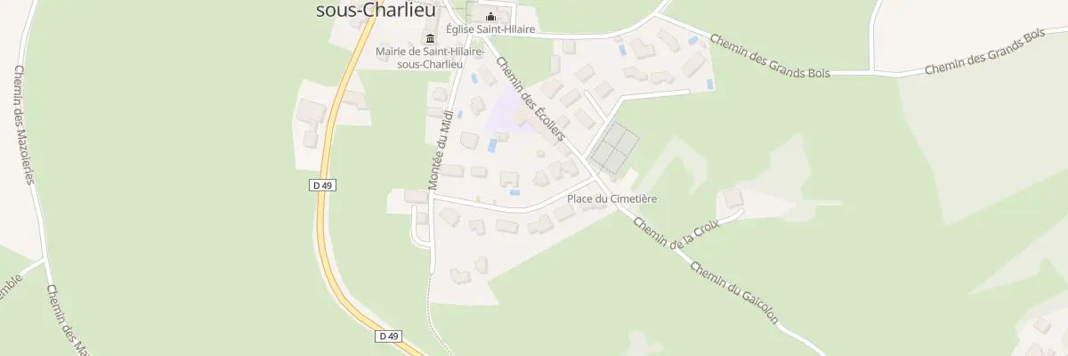 Plan du 32 Rue du Lotissement du Midi à Saint-Hilaire-sous-Charlieu