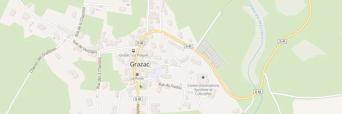 Plan du 5038A Le Colombier à Grazac