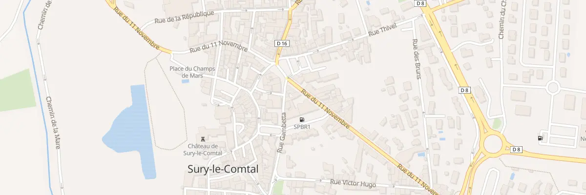 Plan du 24 Rue du Onze Novembre à Sury-le-Comtal
