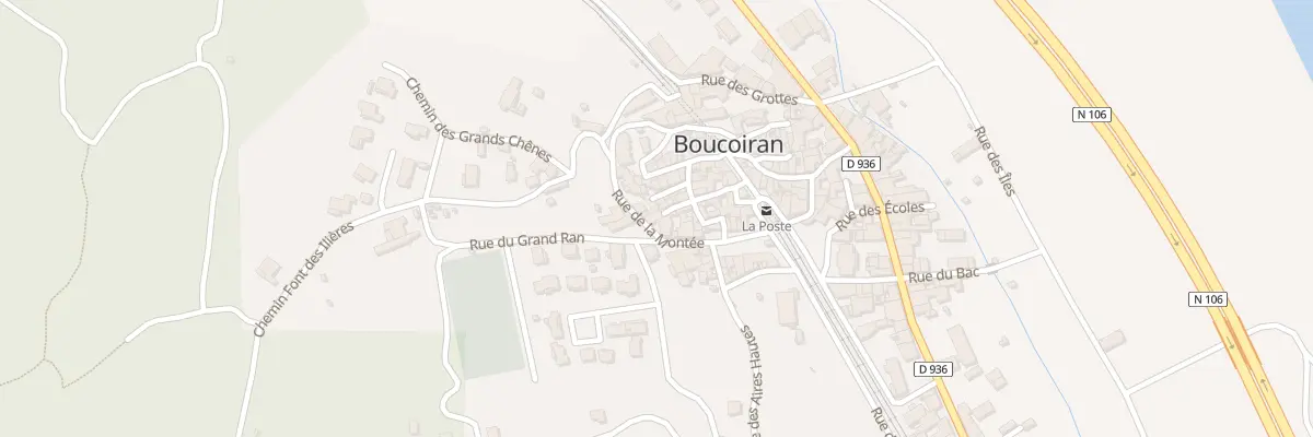 Plan du 8 Rue de la Montée à Boucoiran-et-Nozières