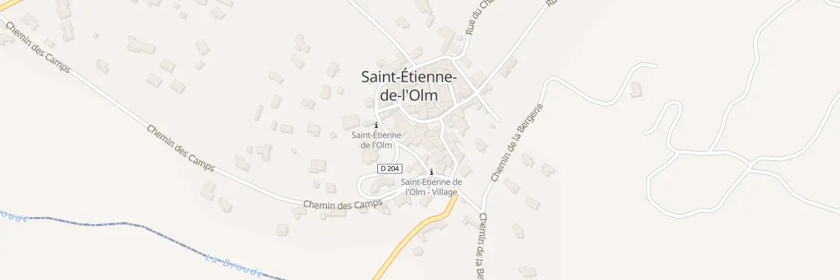 Plan du 5011 Rue Calade de l’Ecole à Saint-Étienne-de-l’Olm