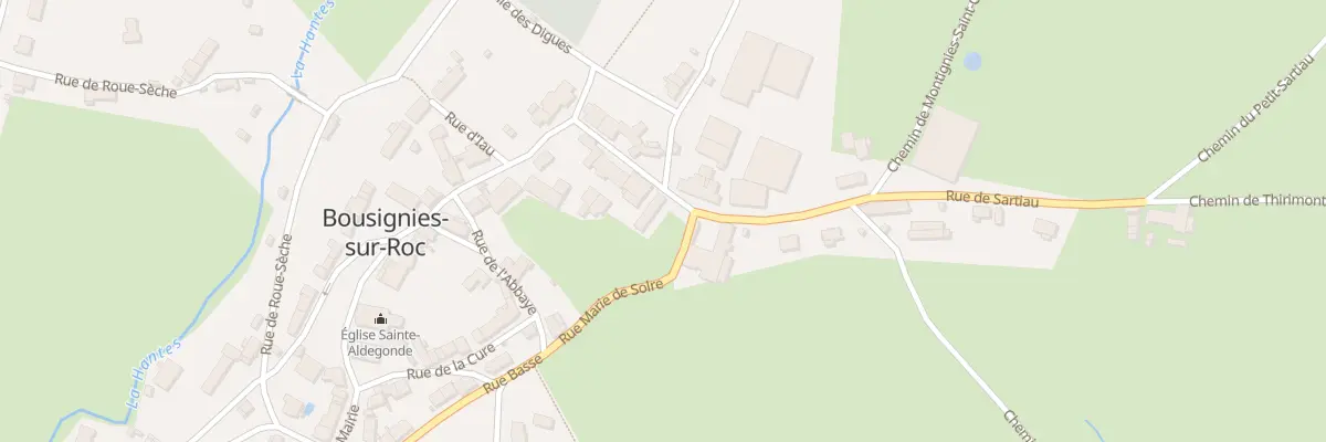 Plan du 155 Rue de Sartiau à Bousignies-sur-Roc