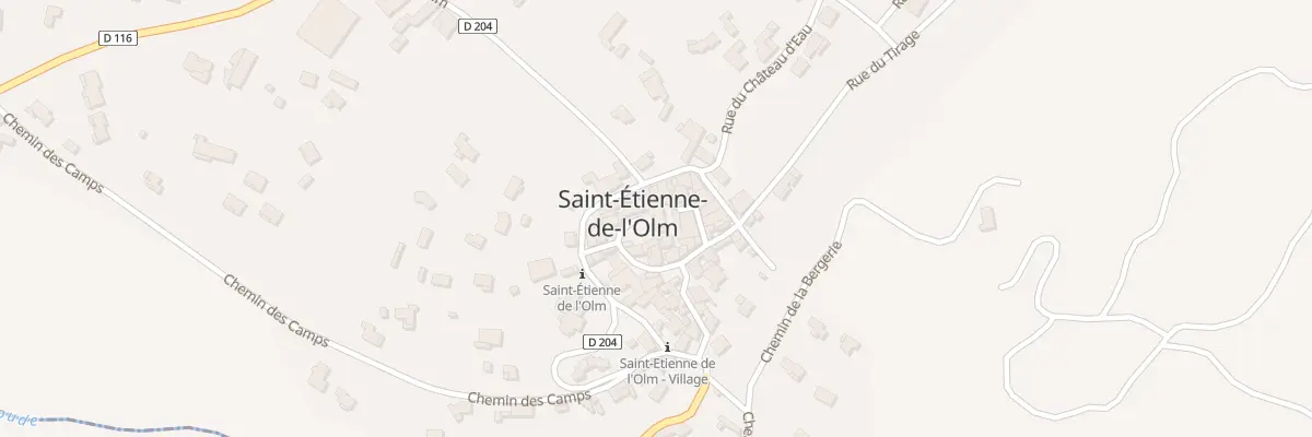 Plan du 1 Rue du Four Banal à Saint-Étienne-de-l’Olm