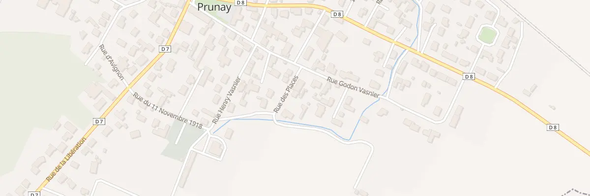 Plan du 3 Rue des Places à Prunay